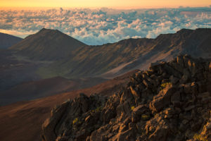 Haleakala Crater View Sunrise West View