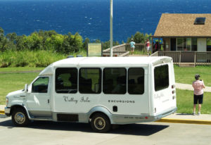 Valley Isle Excursions Van at Pools of Oheo Visitor Center