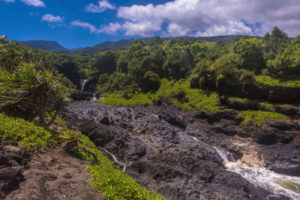 waterfalls in kipahulu section